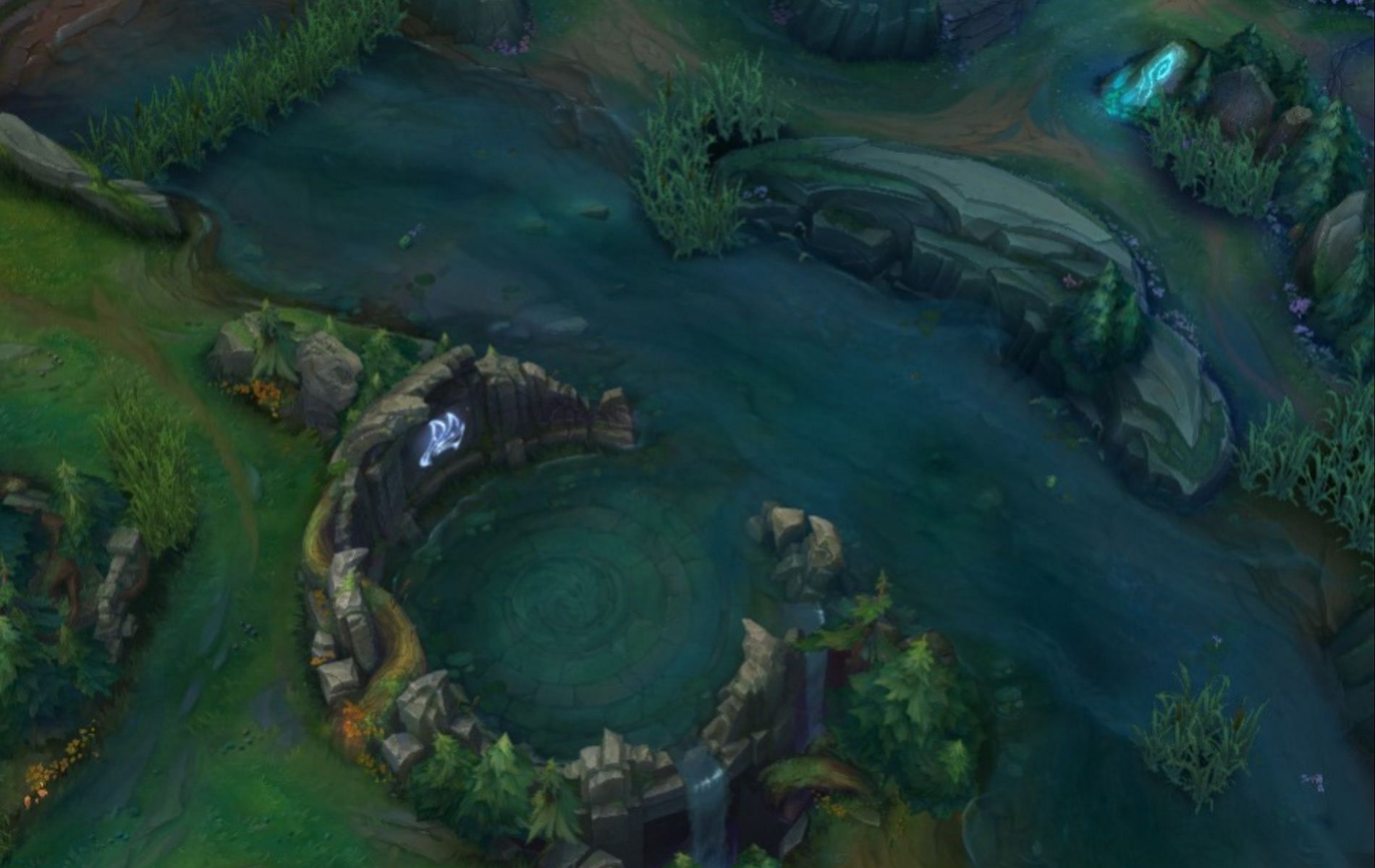 League of Legends season 14 Jungle Lane terrain changes (Image via Riot Games)
